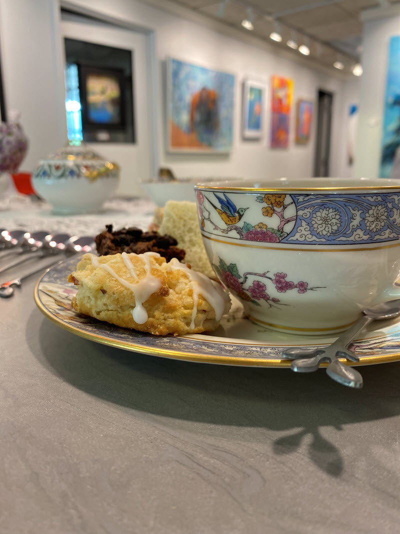 ARTclectic tea service on Lenox Ming fine bone china!
